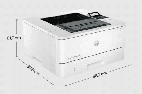 HP LaserJet Pro 4003dw (2Z610A) Printer A4 Mono Print only, Duplex, Network, Wireless, 40ppm Black, 3 Yrs Warranty, Bundled 1 Starter Toner