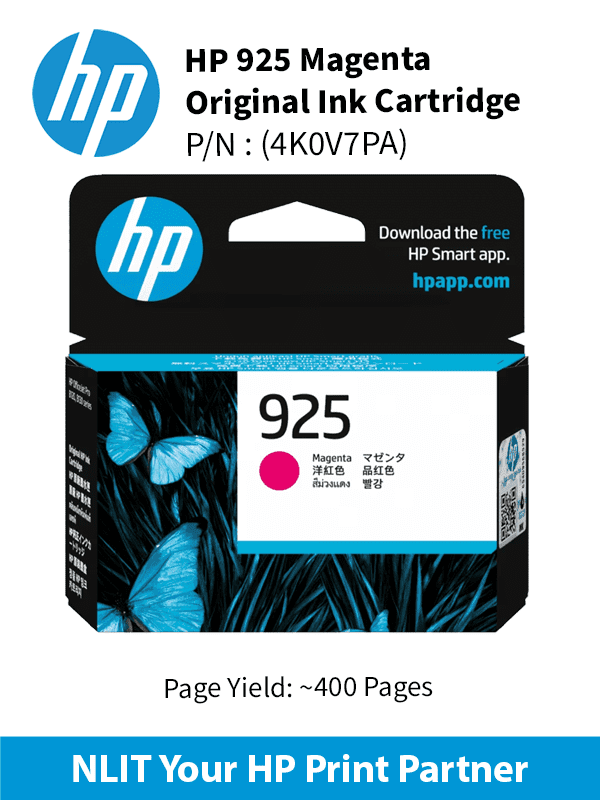 HP 925 Magenta Original Ink Cartridge