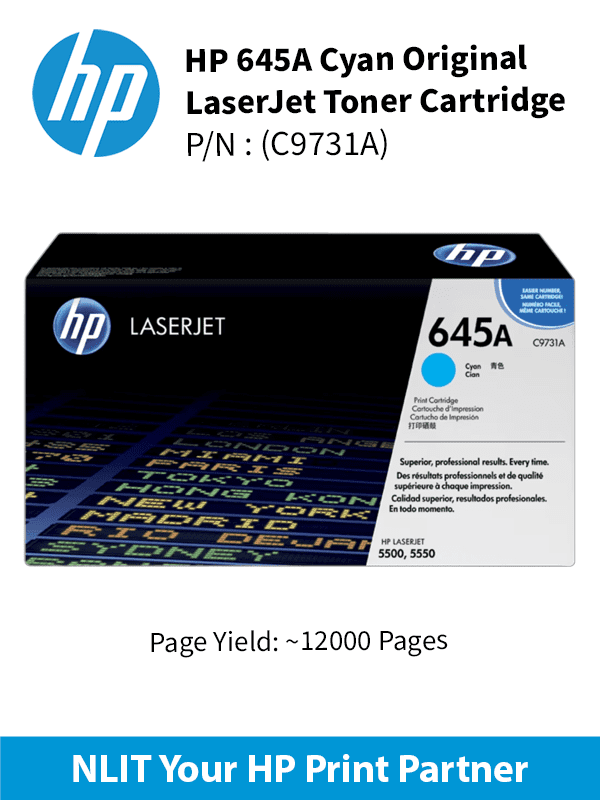 HP Color LJ Print Crtg,Cyan CLJ 5500