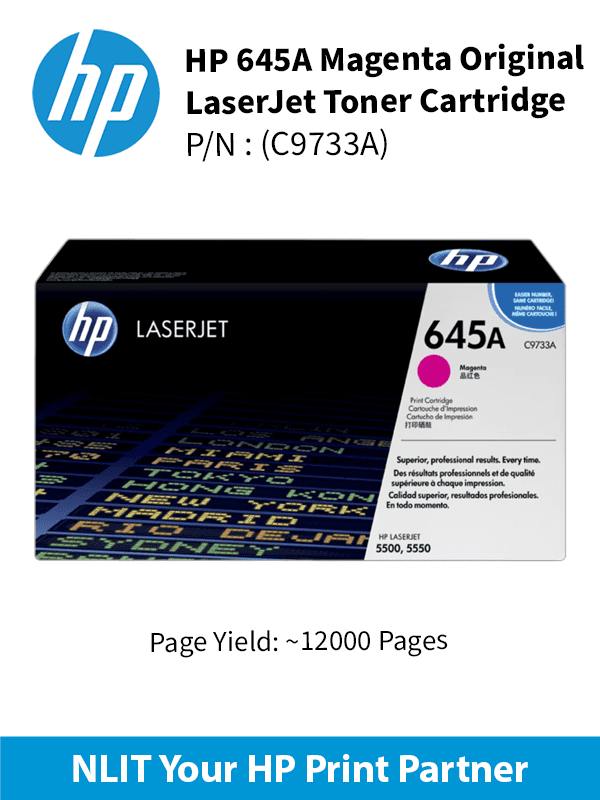 HP Color LJ Print Crtg,Magenta CLJ 5500