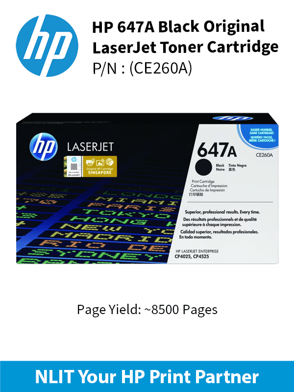 HP LaserJet CP4025/4525 8.5K Blk Crtg