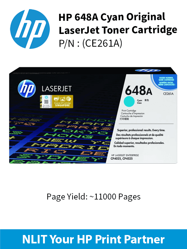 HP LaserJet CP4025/4525 Cyan Prt Crtg