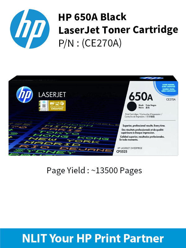HP Color LaserJet CP5525 Black Cartridge