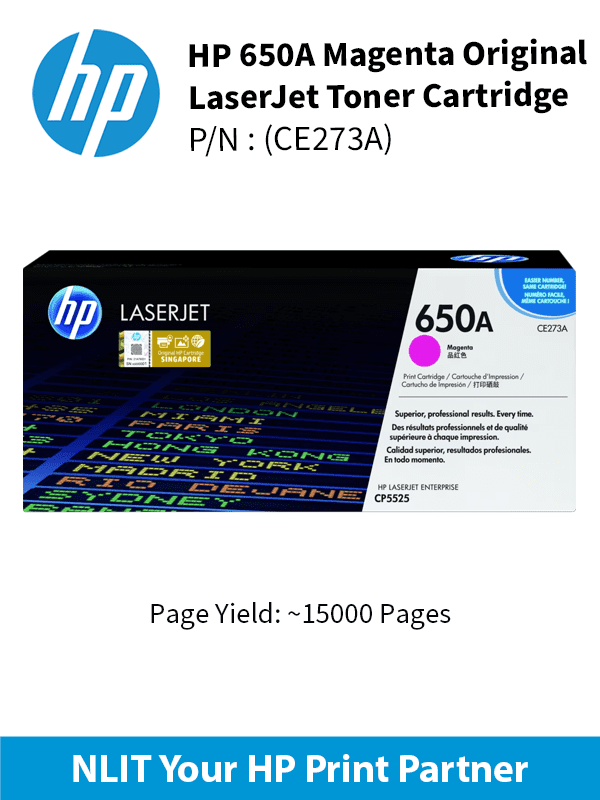 HP Color LaserJet CP5525 Magenta Crtg