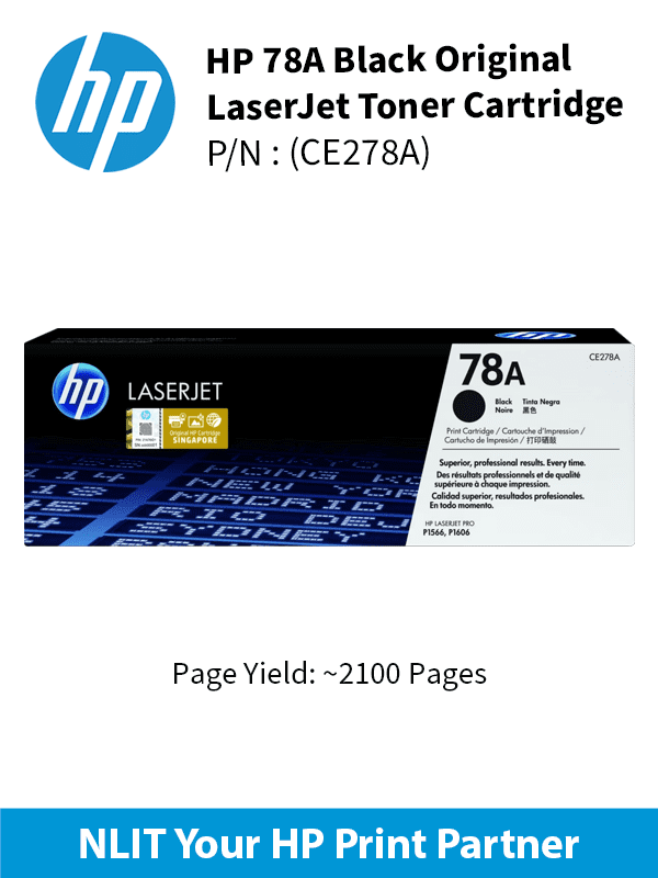 HP LaserJet P1566/P1606 Black Print Crtg