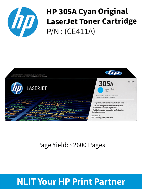 HP LaserJet Pro M451/M475 Cyn Crtg