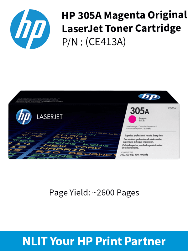 HP 305A Magenta 600pgs CE413A