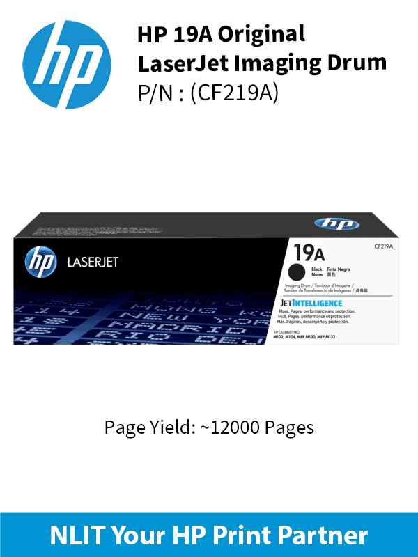 HP 19A LaserJet Imaging Drum : 12000pgs : CF219A