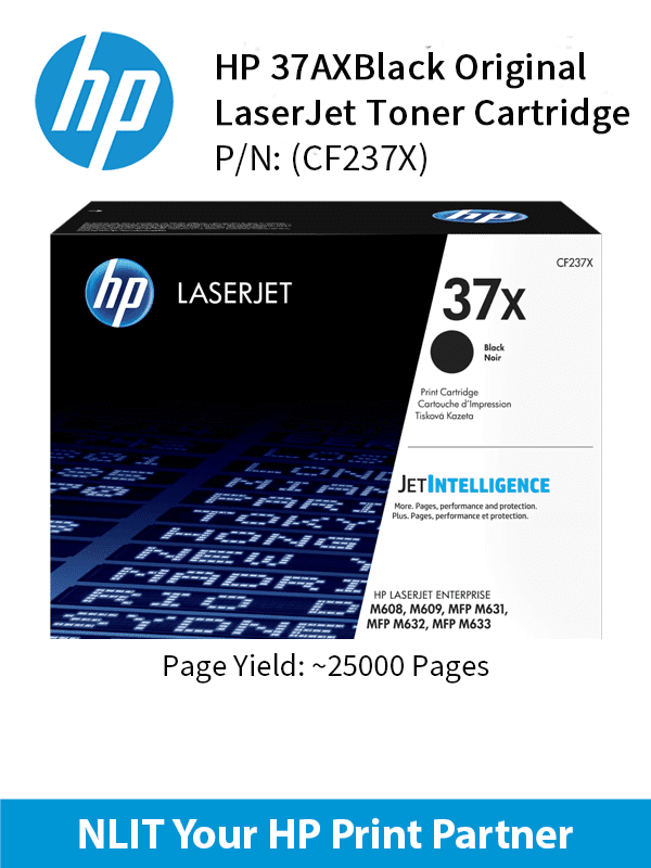 HP 37X Black 25,000pgs CF237X