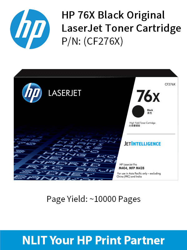 HP 76X Black LaserJet Toner Cartridge (JetIntelligence)