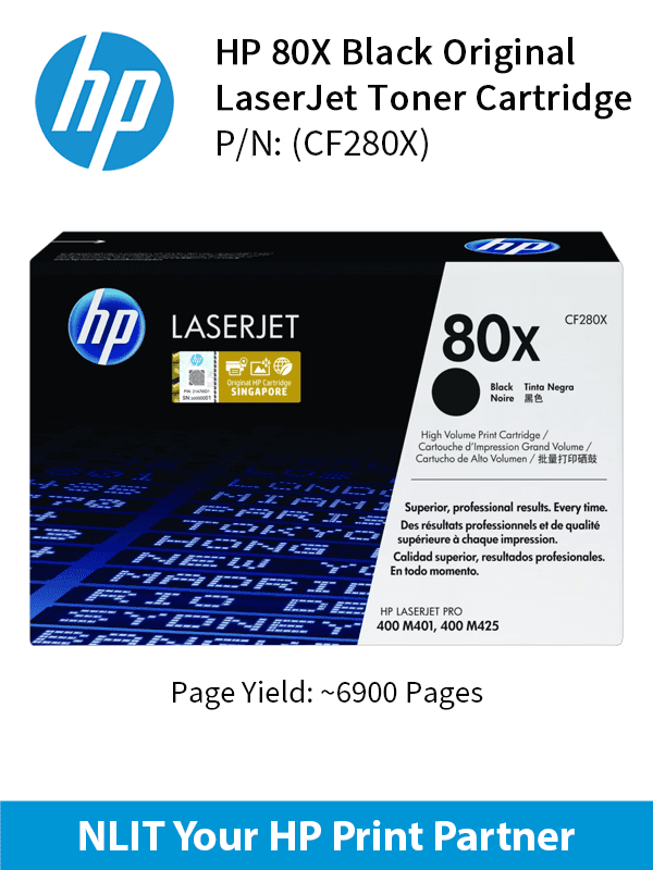 HP LaserJet Pro M401/ M425 6.9K Black Cartridge