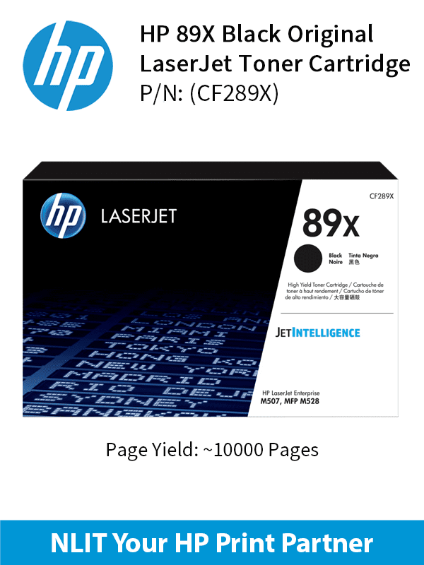 HP 89X Black 10000pgs CF289X