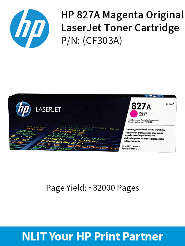 HP 827A Magenta 32000pgs CF303A