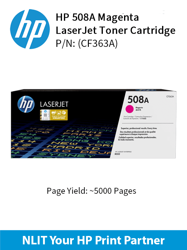 HP 508A Magenta 5000pgs CF363A