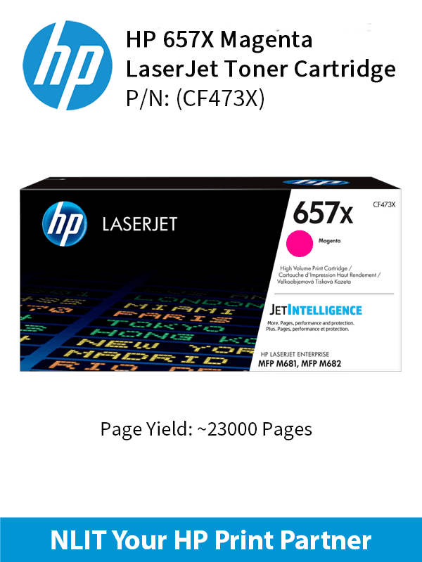 HP 657X Magenta Original LaserJet Toner Cartridge