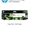 HP 971XL Yellow Ink Cartridge 6600pgs CN628AA