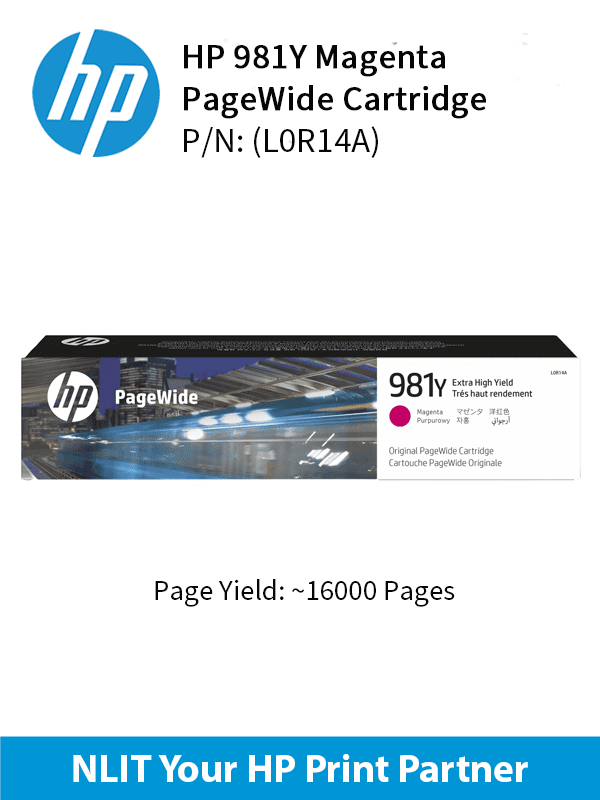 HP 981Y Extra High Yield Magenta Cartridge L0R14A