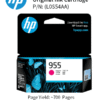 HP Original Cartridges : HP 955 Magenta : Standard : 700pgs :  L0S54AA