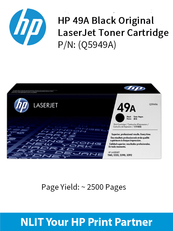 HP 49A Black 500pgs Q5949A